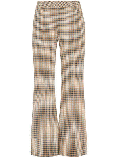 Check-Pattern Trousers