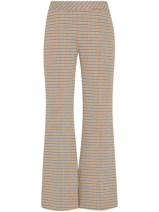 Check-Pattern Trousers