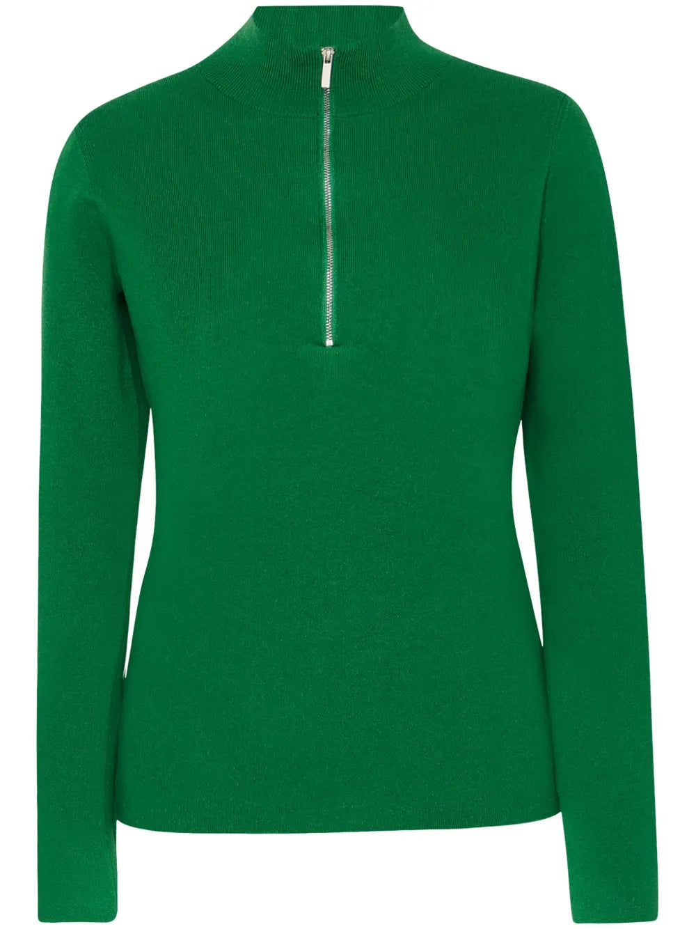 Ribbed Zip-Up Sweater