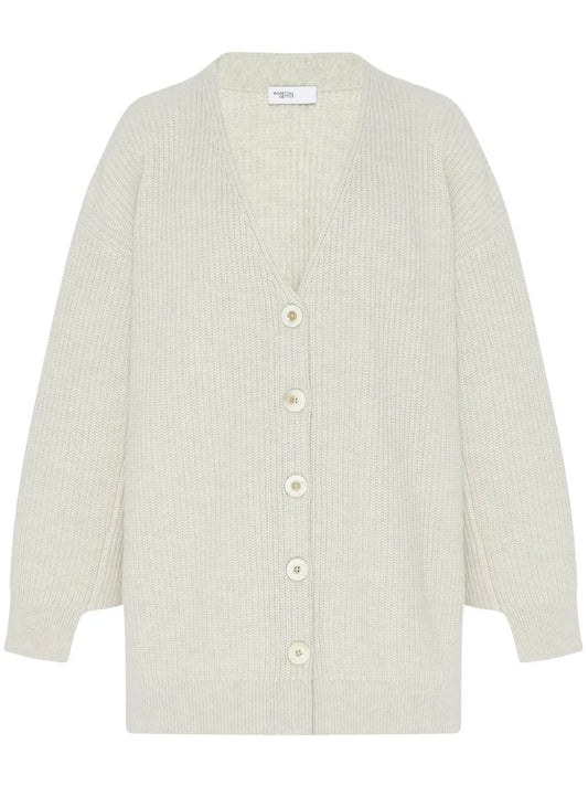 Ribbed Panelled Cardigan