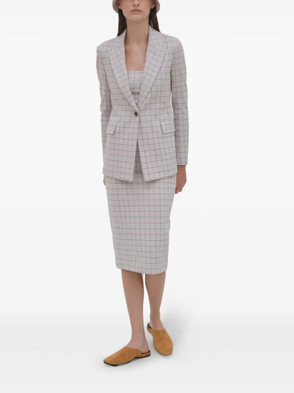 Check-Pattern Blazer