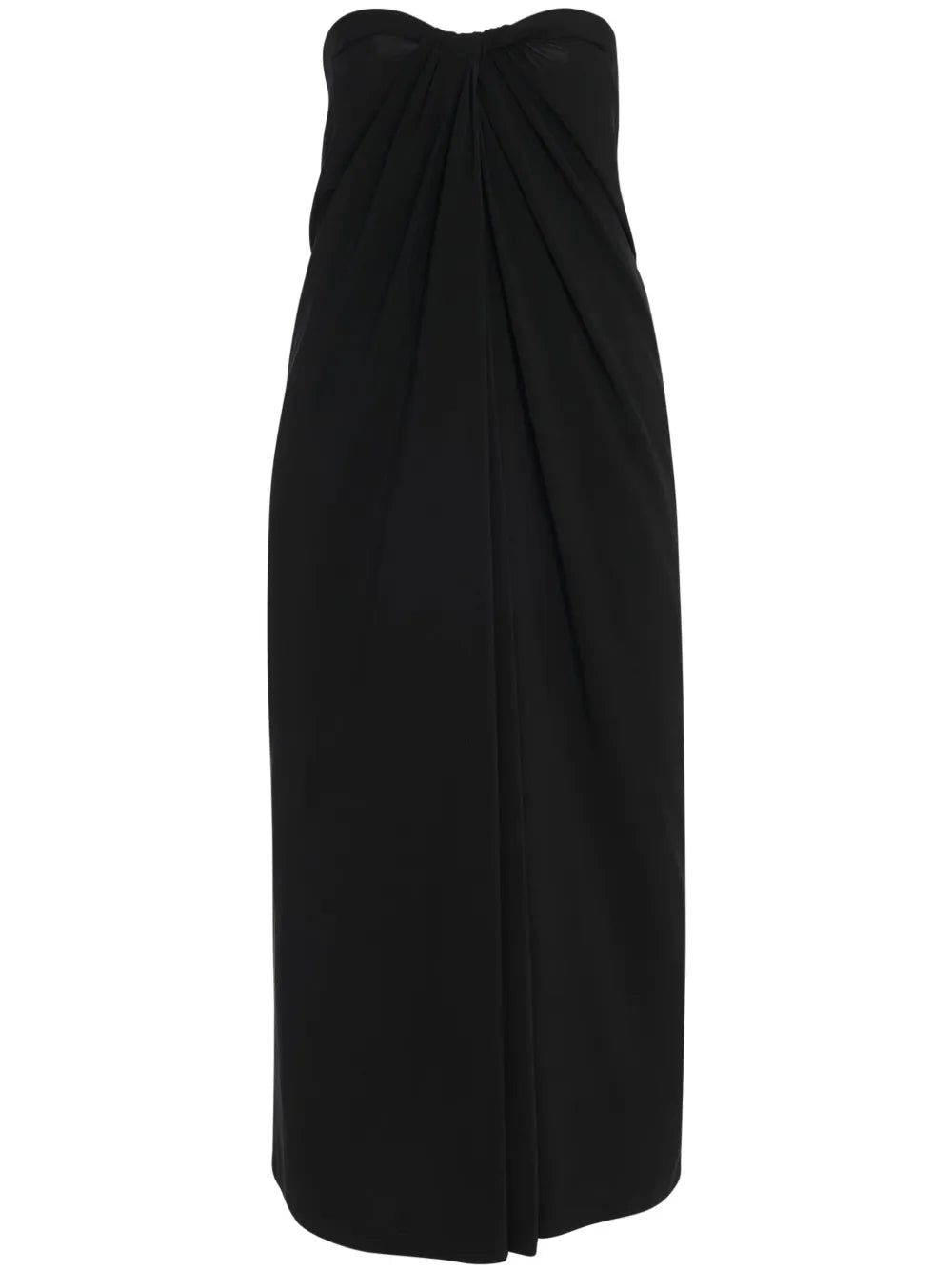 Twist Strapless Maxi Dress