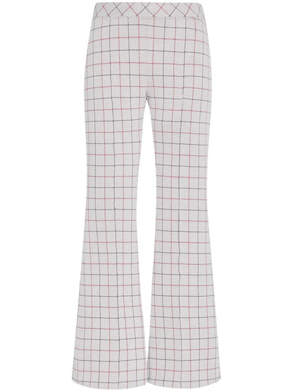 Check-Pattern Trousers