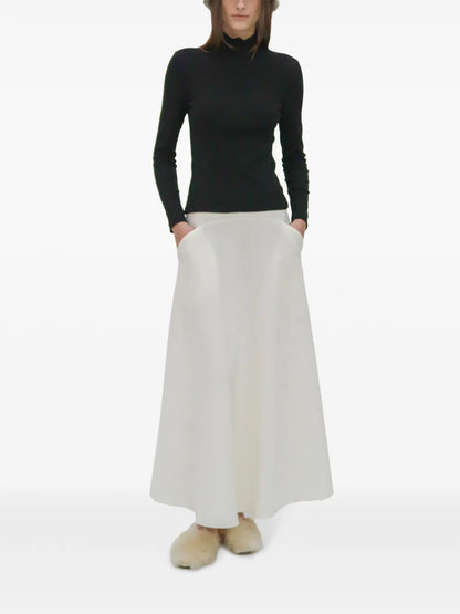 Zip-Up Turtleneck Sweater