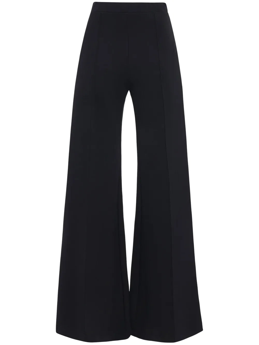 Pintucked Flared Trousers