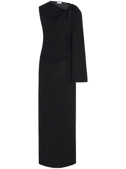 Twist Cape Maxi Dress