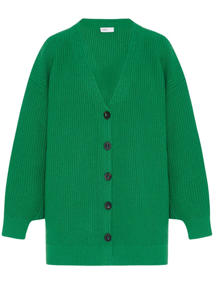 Ribbed Panelled Cardigan