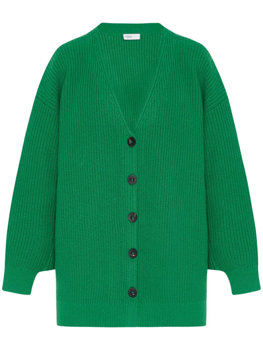 Ribbed Panelled Cardigan
