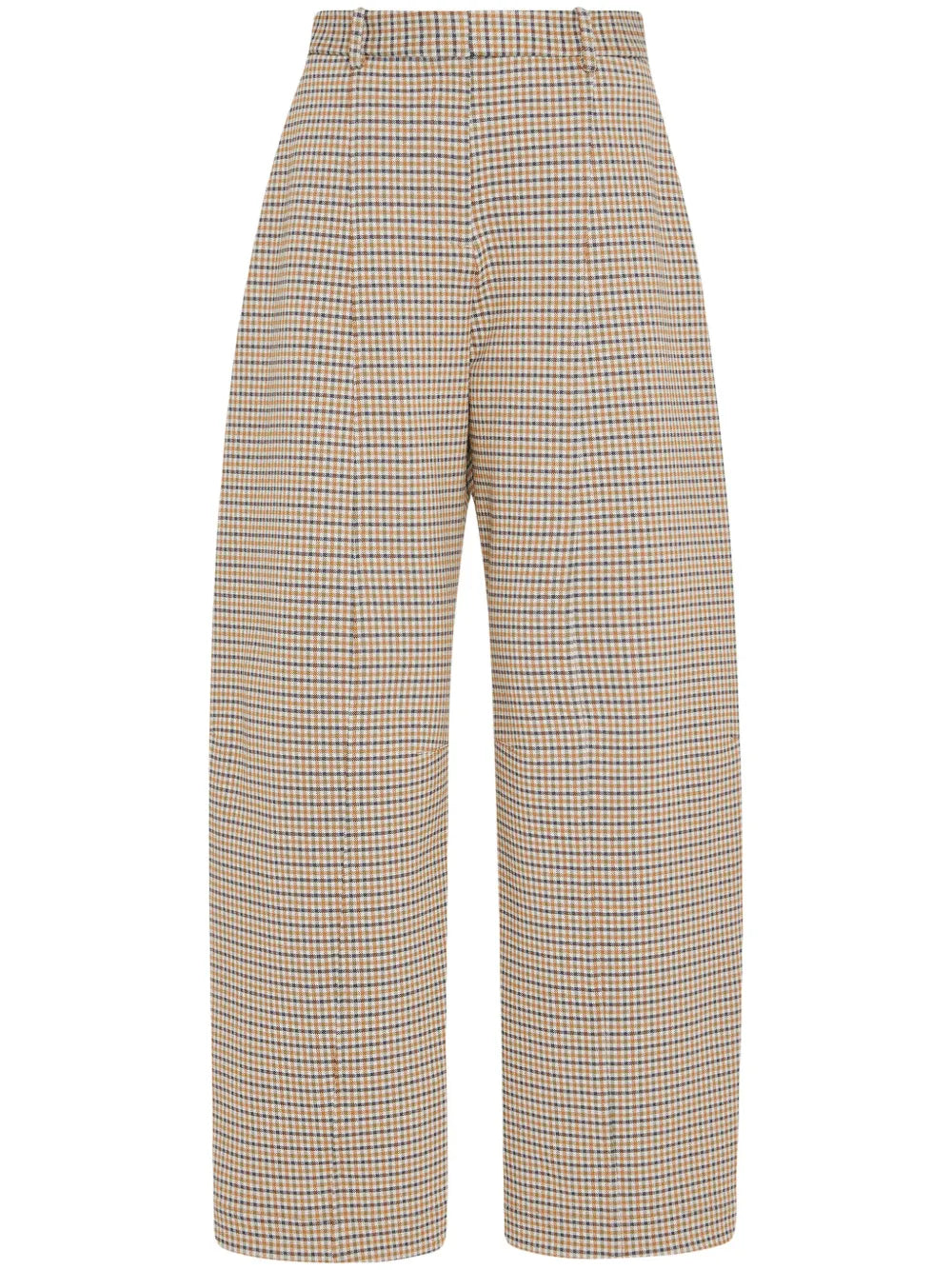 Check-Pattern Trousers