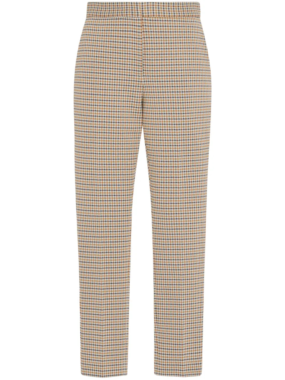 Check-Pattern Trousers