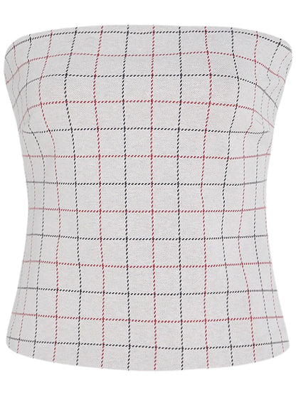 Check-Pattern Top