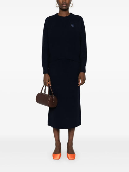 Bold Fox Head-Patch Sweater