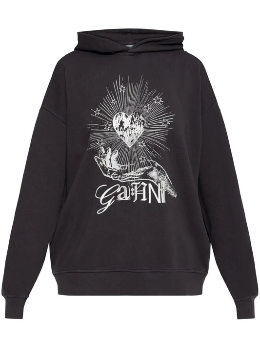 Graphic-Print Hoodie