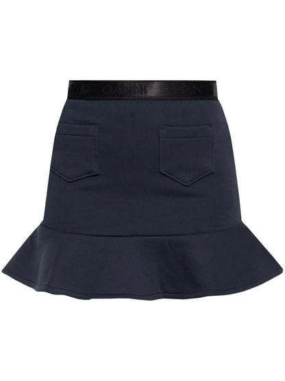 Flared-Hem Mini Skirt