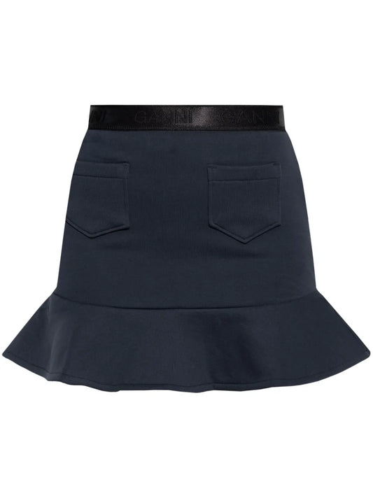 Flared-Hem Mini Skirt