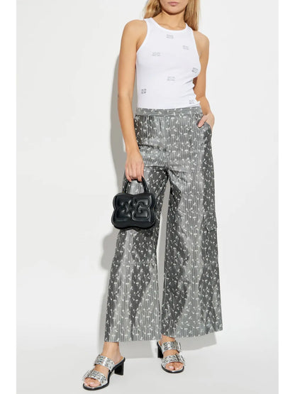 Rhinestone-Embellished Tank Top