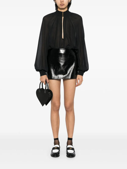 Cutout Georgette Blouse