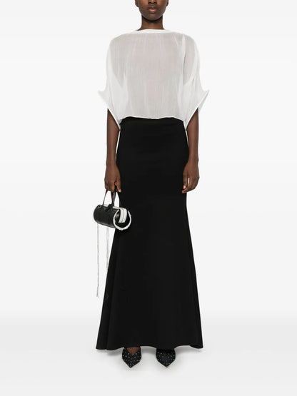 Structured-Cuffs Blouse