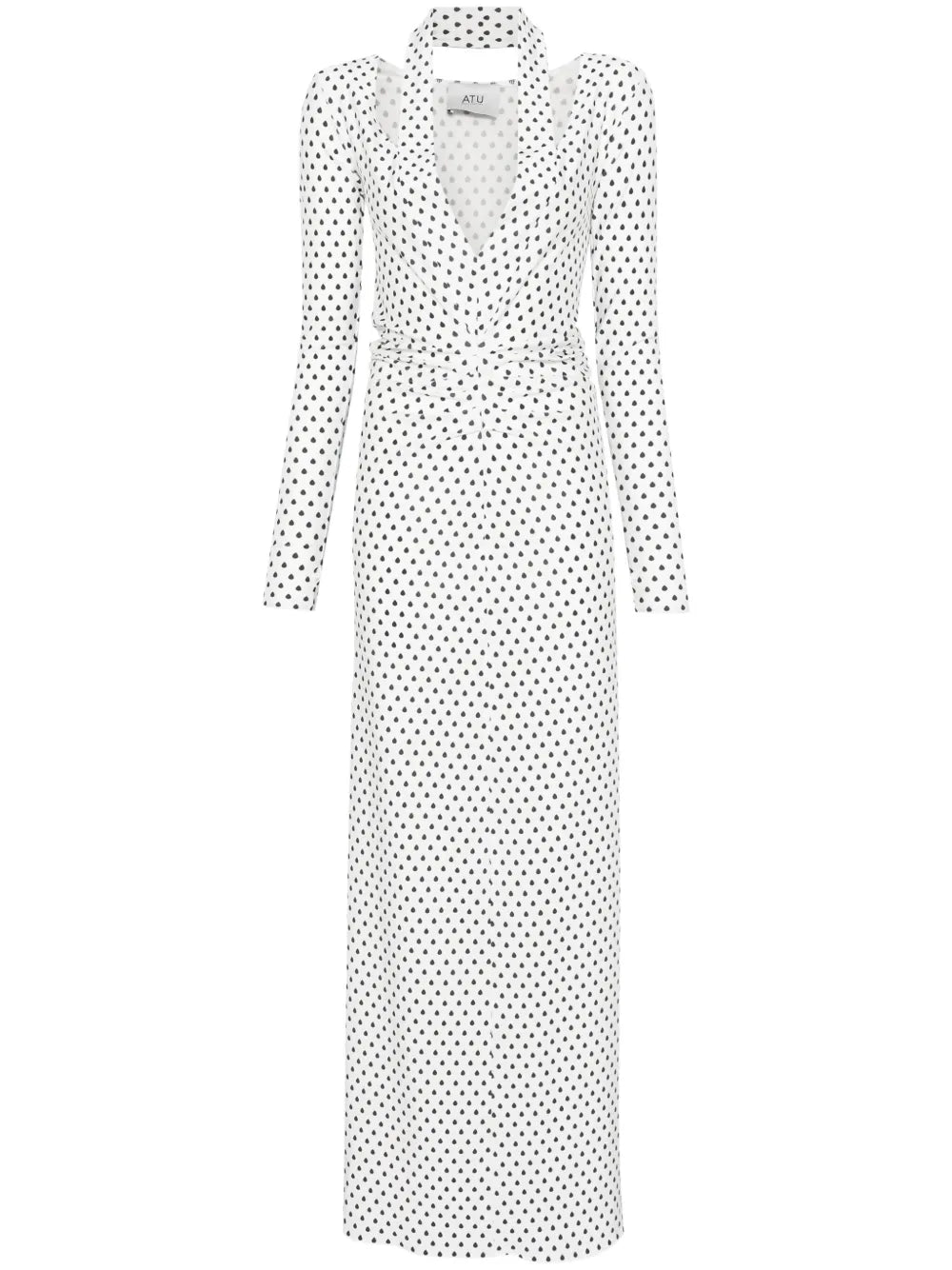 Polka Dot Maxi Dress