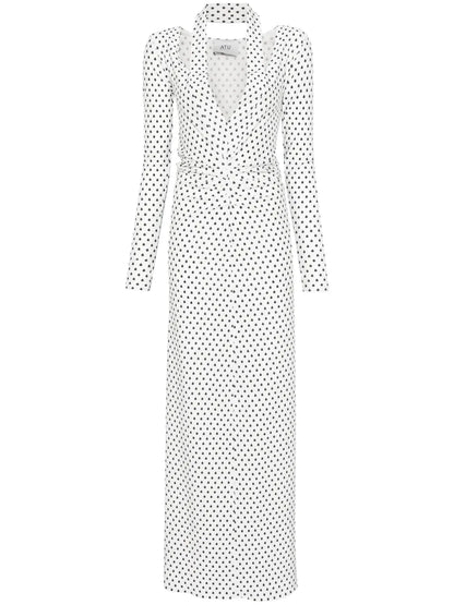 Polka Dot Maxi Dress