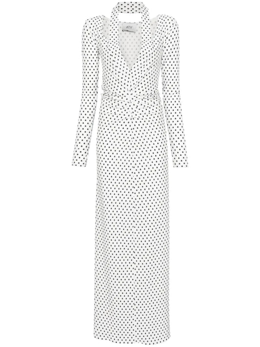 Polka Dot Maxi Dress