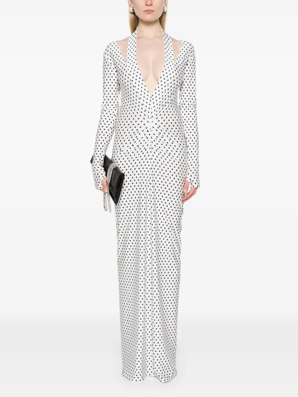 Polka Dot Maxi Dress