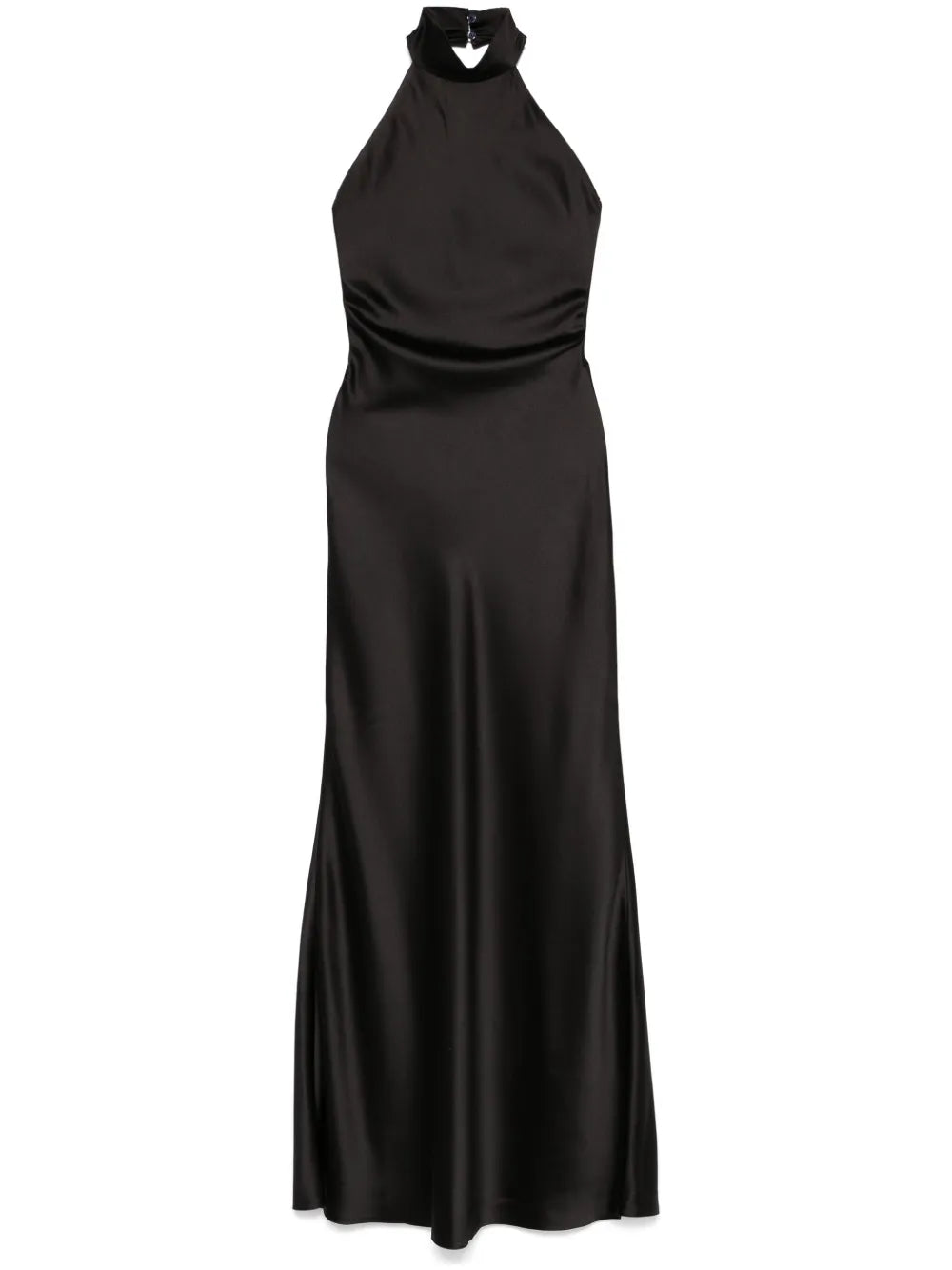 Draped-Detail Maxi Dress