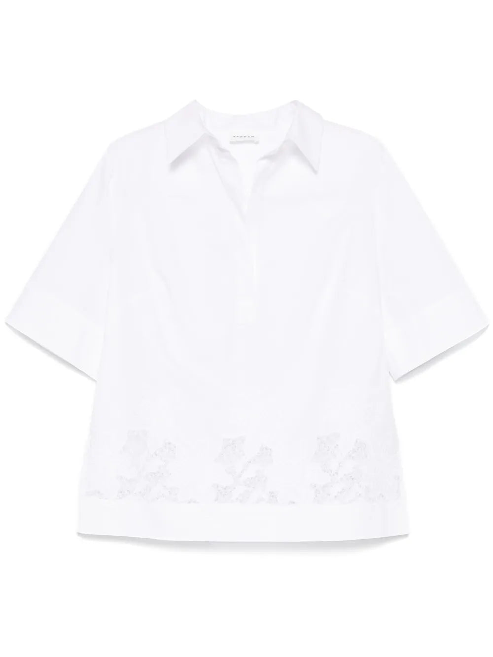 Floral-Embroidered Blouse