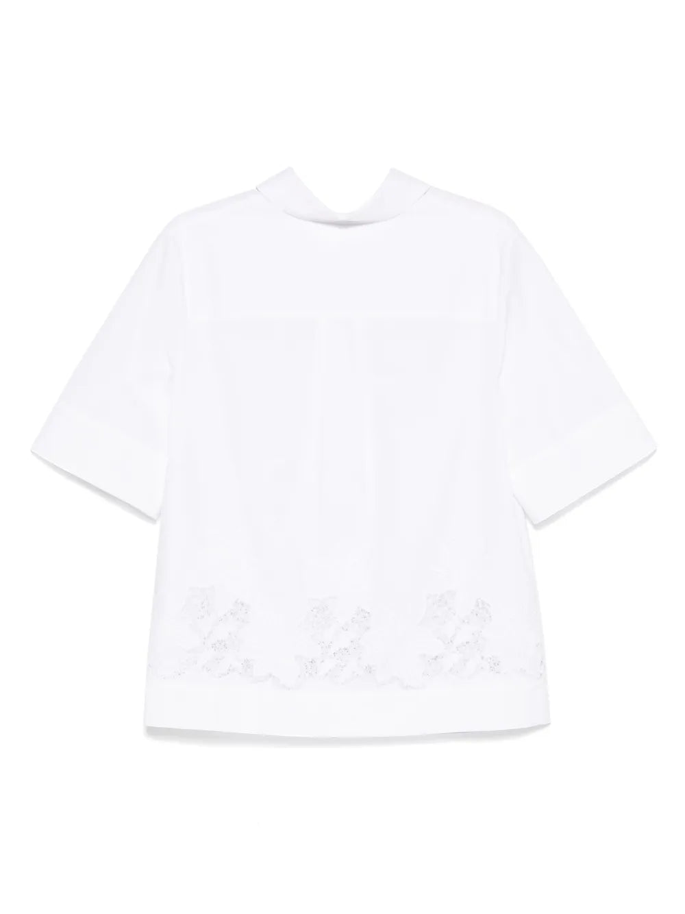 Floral-Embroidered Blouse
