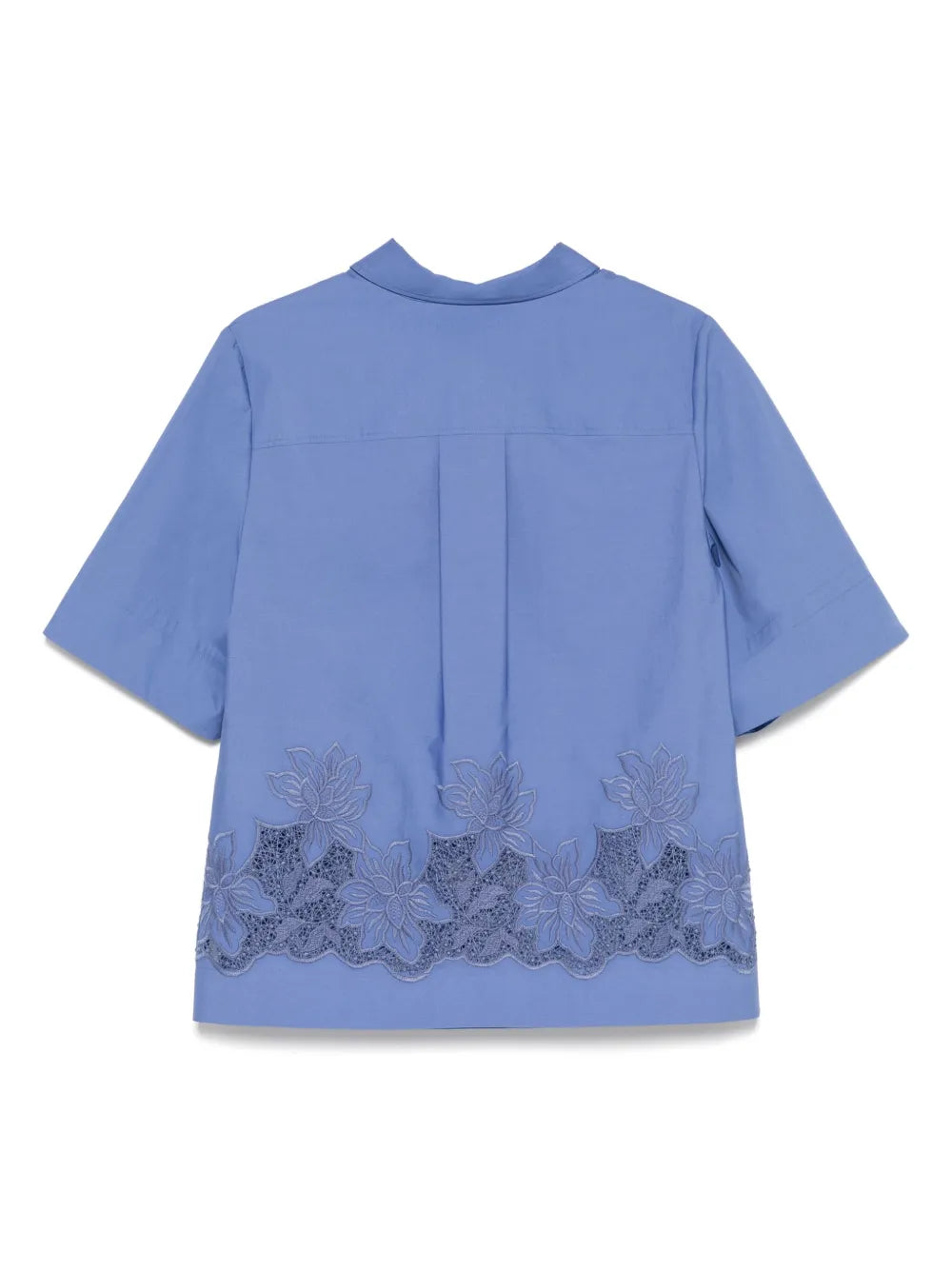Floral-Embroidered Blouse