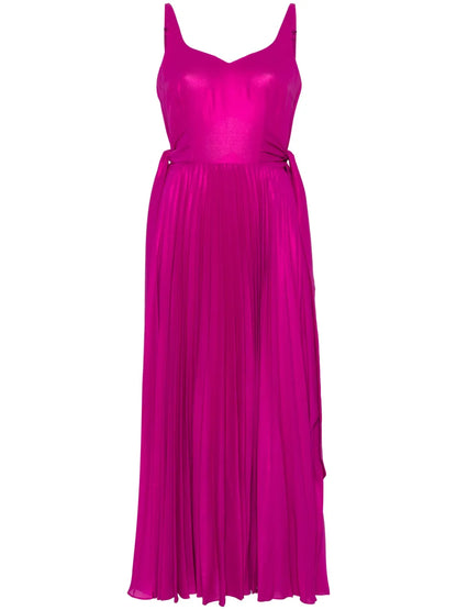 Metallic-Effect Maxi Dress