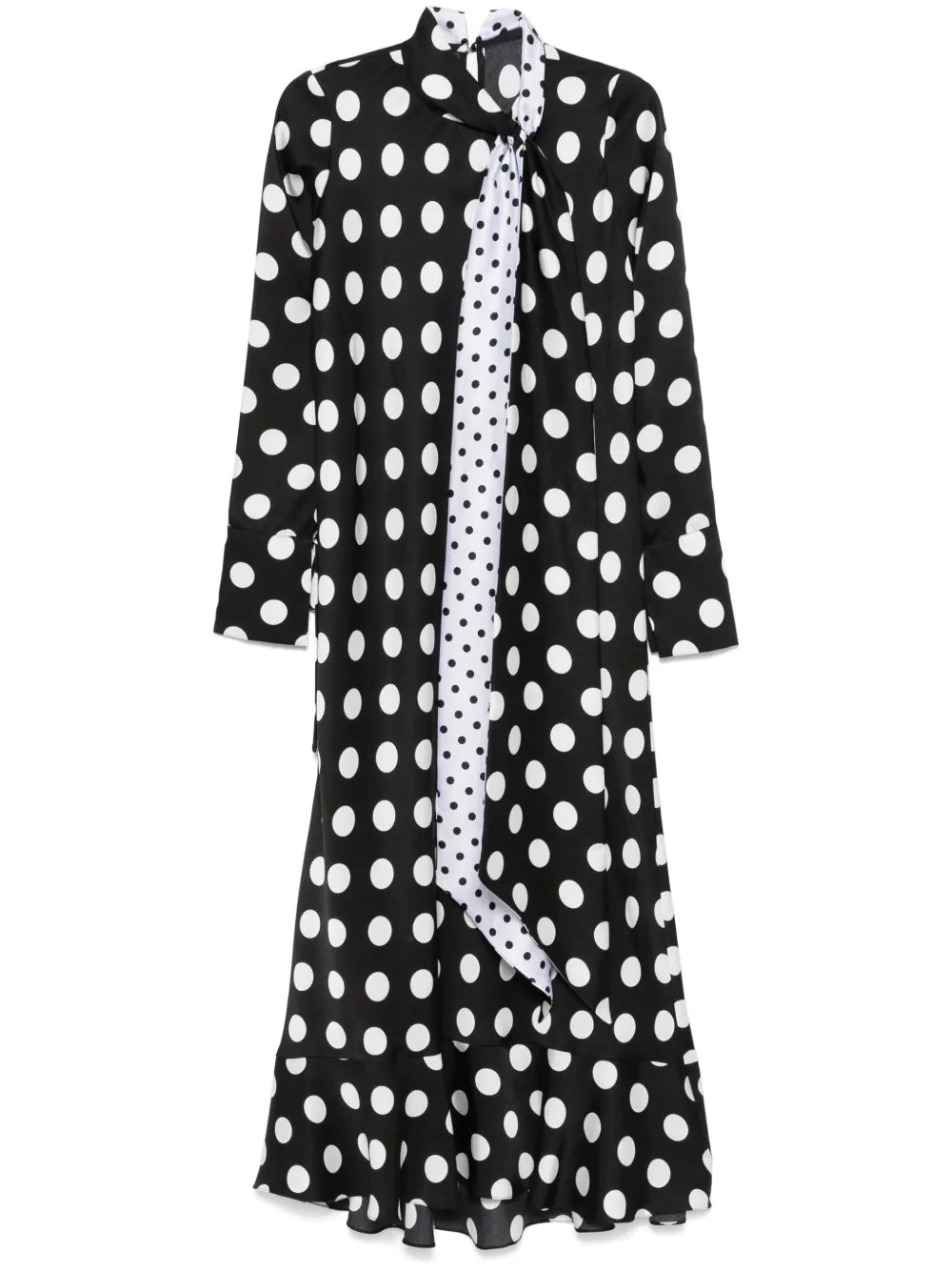 Polka-Dot Maxi Dress