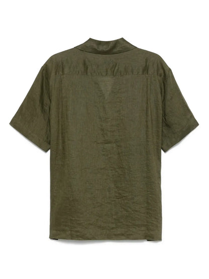 Guipure Lace-Panel Shirt