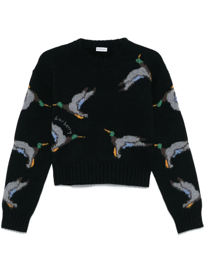 Duck-Jacquard Sweater