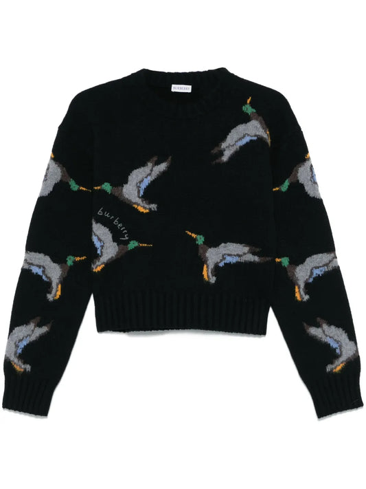 Duck-Jacquard Sweater