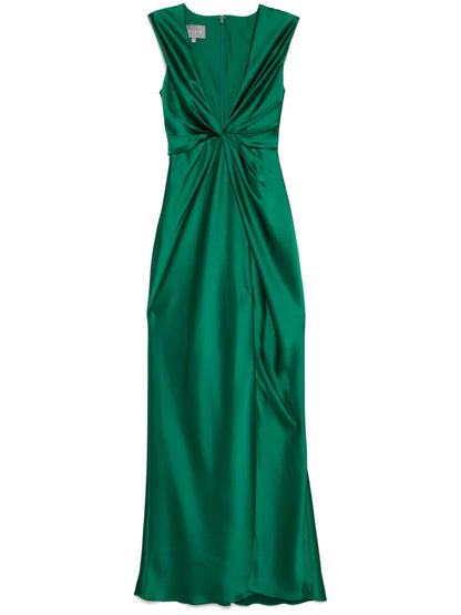 Fluid Twisted Draped Dress