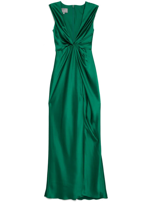 Fluid Twisted Draped Dress