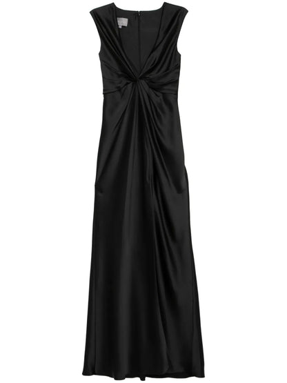 Fluid Twisted Draped Dress