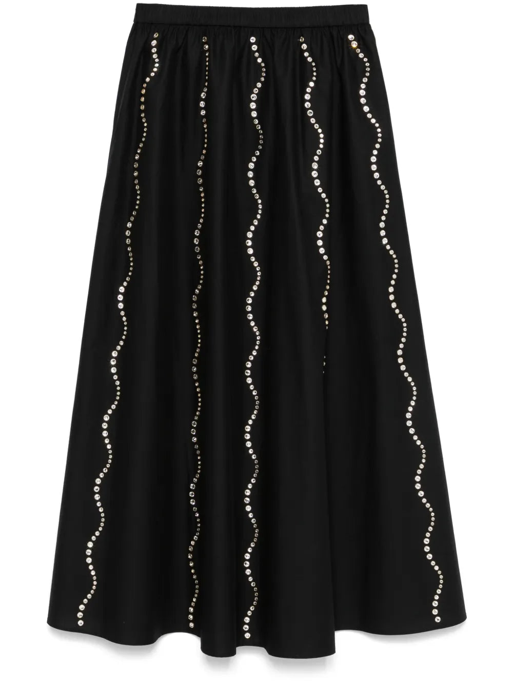 Crystal-Embellished Maxi Skirt