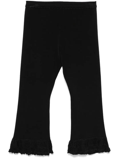Ruffle-Detailed Trousers
