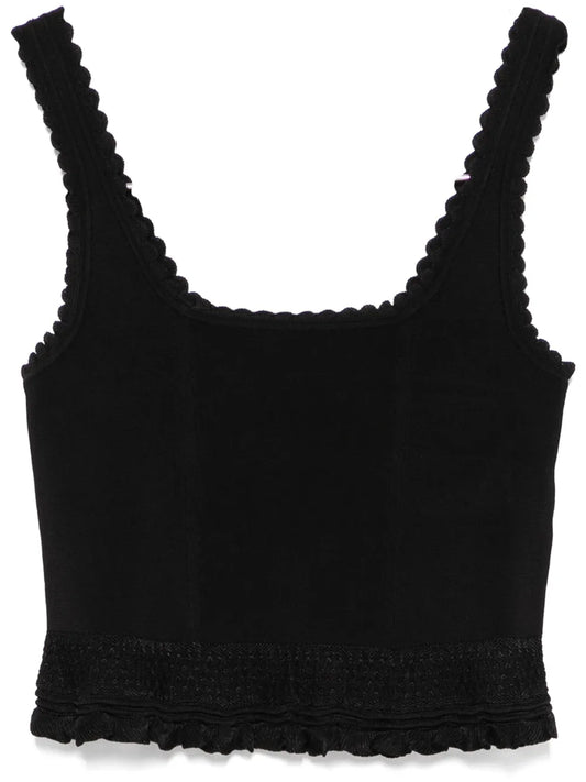 Scalloped Tank Top