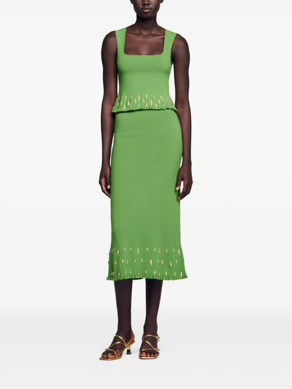 Knitted Maxi Skirt