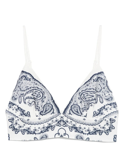 Paisley-Print Top