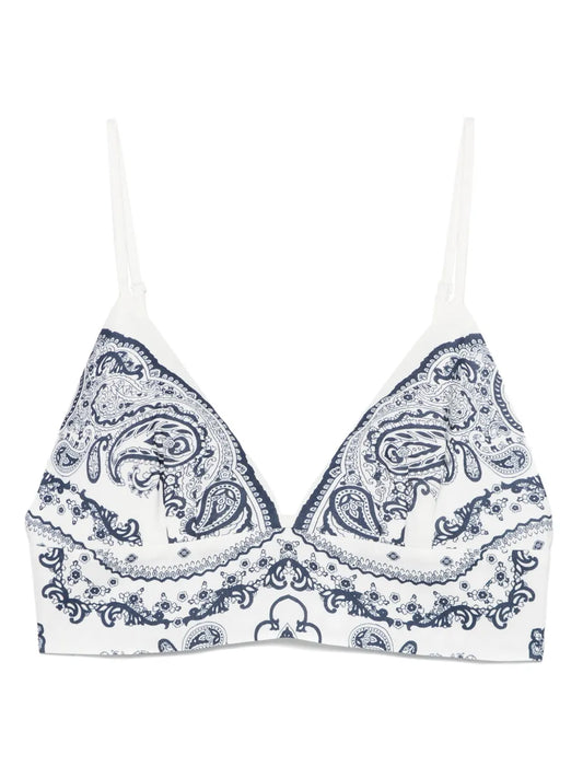Paisley-Print Top