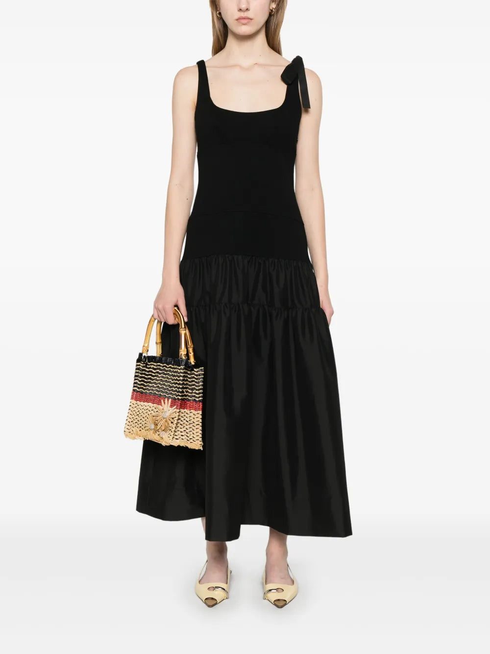 Panelled Midi Dress
