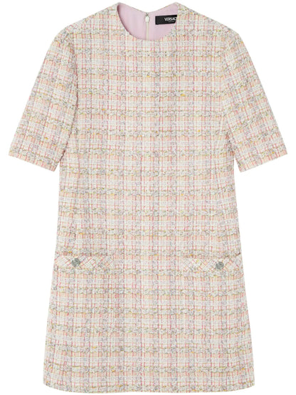 A-Line Tweed Mini Dress