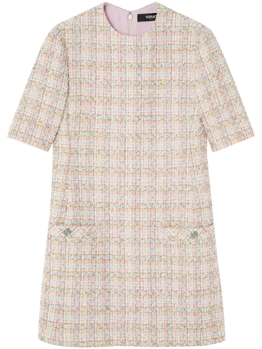 A-Line Tweed Mini Dress