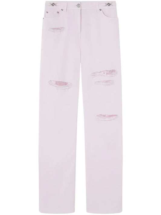 Medusa '95 Metal Mesh Boyfriend Jeans