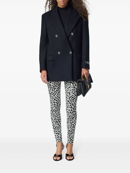 Dalmatian-Print Stirrup Leggings
