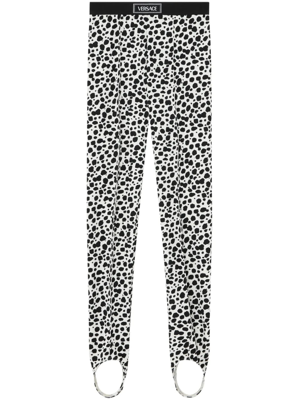 Dalmatian-Print Stirrup Leggings